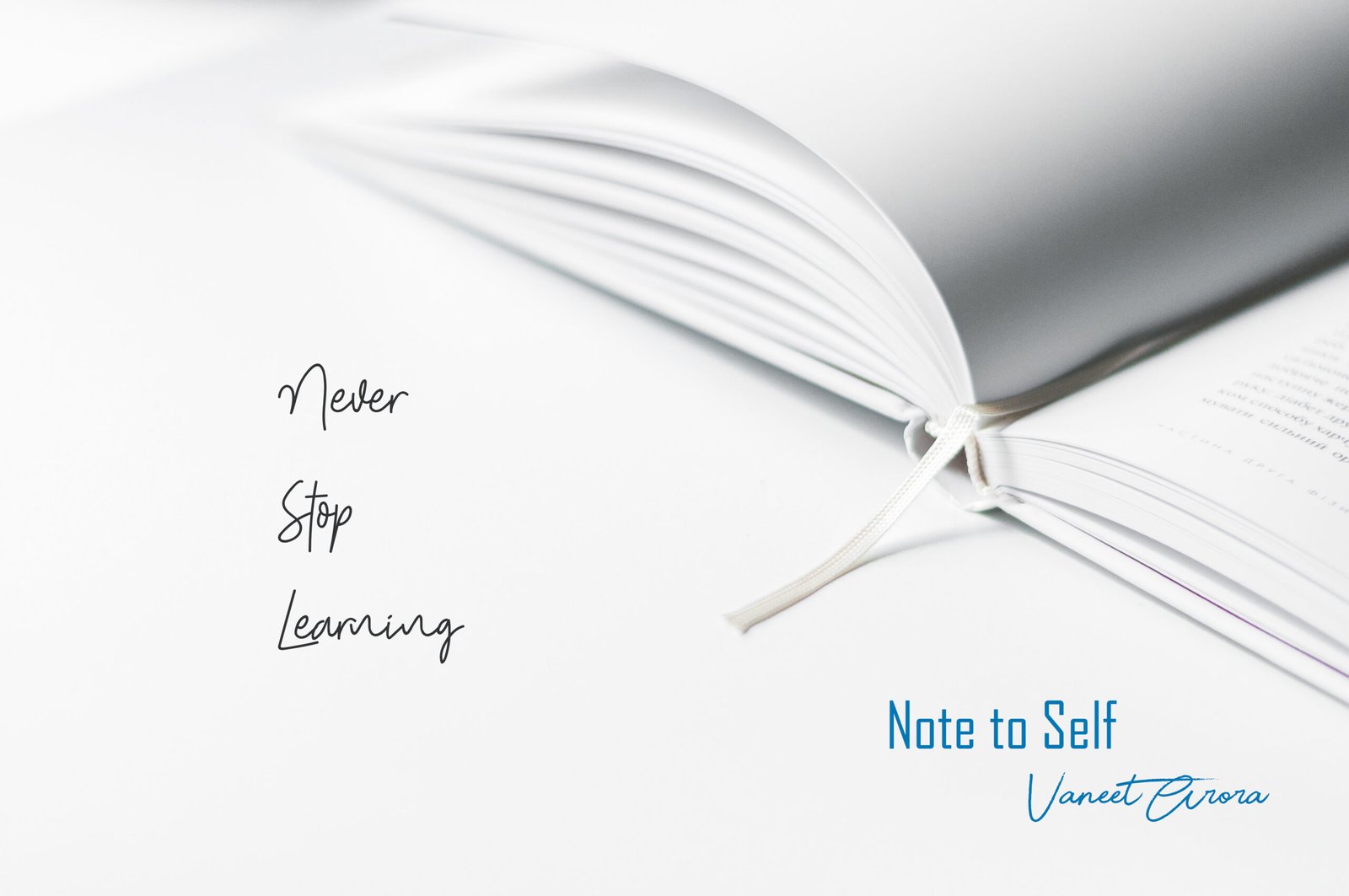 never stop learning
